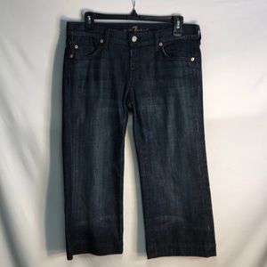 7 for All Man Kind Retro Capri Jeans Size 28 NWOT